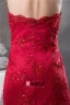 2015 Unique Mermaid Halter V-neck Appliques Prom Dress Red Evening Dress