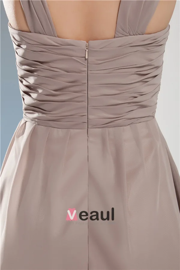 2015 Cute Sweetheart Straps Pleated Short Party Dress