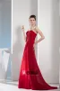 Sexy Roten Abendkleid Schatz Trägerlose Lange Formales Kleid