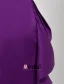 Chics Volants Sans Bretelles Sweetheart Courte Robe De Cocktail Violet