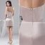Charming Fit Strapless Ruffle Flower Short Party Dress