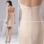 Charming Fit Halter V Neck Ruffle Handmade Flower Short Party Dress