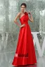2015 Elegant Empire One Shoulder Long Evening Dress With Handmade Flower