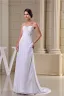 2015 Elegant A-line Sweetheart Appliques Ruffle Sweep Wedding Dresses Bridal Gown