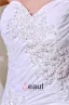2015 Elegant A-line Sweetheart Appliques Ruffle Sweep Wedding Dresses Bridal Gown