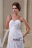 2015 Elegant A-line Sweetheart Appliques Ruffle Sweep Wedding Dresses Bridal Gown