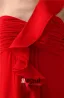 Simples Empire Une Épaule Longue Robe De Demoiselle D'honneur Plissée