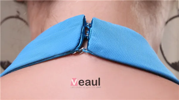 Simples Empire V-cou Licol Écharpe Longue Robe Demoiselle D'honneur Pour Mariage