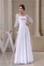 Charmante Place Manches En Dentelle Encolure Percé Backless Robe De Mariage De Robe De Mariée