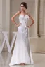 Unique De A-ligne De Robe De Mariage De Train Sweetheart Balayage Robe De Mariée Simple