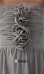 2015 Elegant Empire Strapless Pleated Handmade Flower Long Bridesmaids Dresses