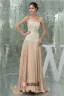 2015 Charming A-line Strapless Sequined Pleated Prom Dress