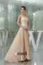 2015 Charming A-line Strapless Sequined Pleated Prom Dress