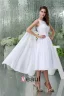 Simple A-line Shoulders Short Wedding Dress Bridal Gown