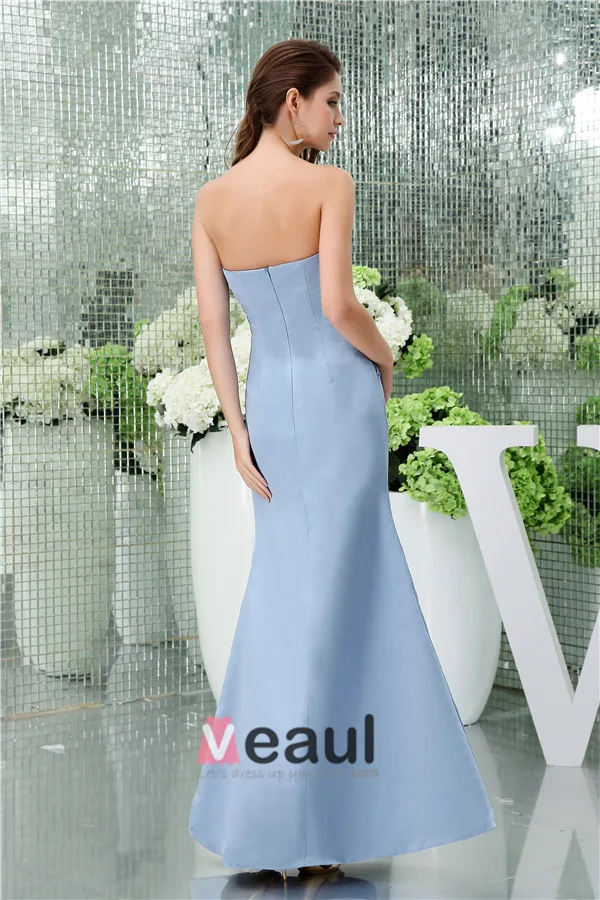 2015 Elegant Empire Strapless Ruffle Beading Long Mother Of The Bride  Dresses With Shawl