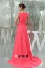 Unik A-linje Scoop Nakke Skuldre Chiffon Selskapskjoler