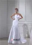 Gaine Bretelles Longueur De Plancher Plissé Robe De Mariage Simple Robe De Mariée