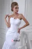 2015 Sheath Strapless Pleated Floor Length Bridal Gown Simple Wedding Dress