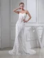 2015 Charming Sweetheart Strapless Lace Wedding Dress Long Bridal Gown