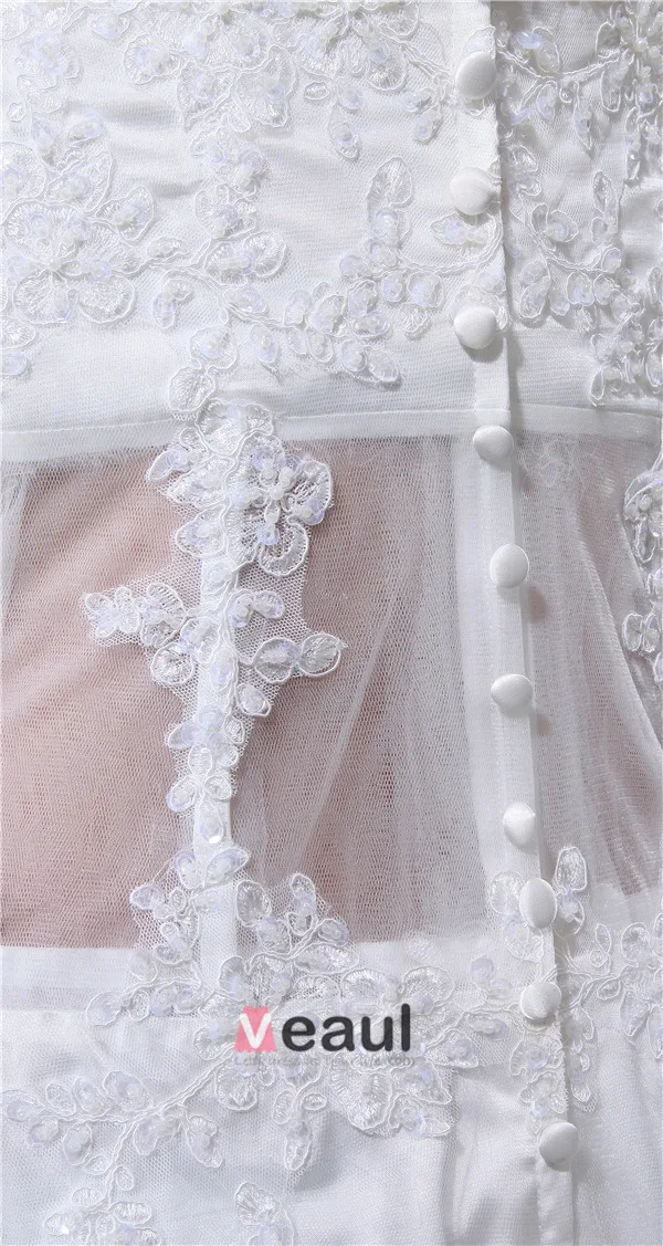 2015 Charming Sweetheart Strapless Lace Wedding Dress Long Bridal Gown