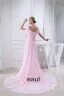 Sjarmerende A-linje Av Skulderen Plisserte Ruffles Blomster Ballkjoler