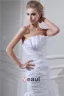 2015 Classic A-line Strapless Pleated Beading Wedding Dress