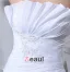 2015 Classic A-line Strapless Pleated Beading Wedding Dress