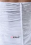 2015 Classic A-line Strapless Pleated Beading Wedding Dress
