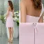 2015 Simple A-line One Shoulder Pink Cocktail Dress