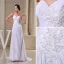 2015 Elegant A-line Sweetheart Appliques Ruffle Sweep Wedding Dresses Bridal Gown
