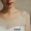 A-lijn Schouders Vierkante Hals 1/2 Mouwen Kralen Backless Trouwjurken