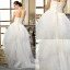 A-ligne Sweetheart Perles Fleur À La Main Robe De Mariée Courte En Tulle Asymétrique