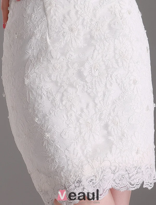 2015 Removable Sweetheart Bows With Tulle Tailing Short Wedding Dress
