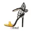 Trendy Frauen Sandalen Mit Schmetterlingsflügeln Und Farbblockdesign Hihg Heels