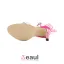 Trendy Frauen Sandalen Mit Schmetterlingsflügeln Und Farbblockdesign Hihg Heels