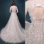 Une Ligne Appliques Princesse Carré Décolleté Dos Nu Perlage Robe De Mariée En Organza