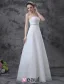 Simple Une Ligne De Robe De Mariée En Dentelle Bretelles Strass Ceinture
