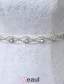 Simple Une Ligne De Robe De Mariée En Dentelle Bretelles Strass Ceinture