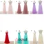 2015 Empire Square Halsen Kronblad Pärla Organza Aftonklänning