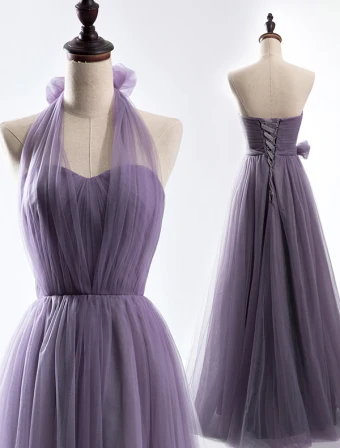 One Dress Dress Up In 4 Ways Simple Tulle Bridesmaid Dress