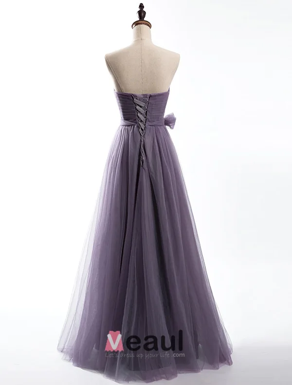 One Dress, Dress Up In 4 Ways. Simple Tulle Bridesmaid Dress