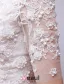 2015 A-line Square Neckline Beading & Lace  Summer Short Asymmetrical Wedding Dress