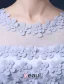 A-line Urringning Backless Beading Blommor Skärp Tyll Studentklänningar