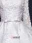 Gorgeous A-line Square Neckline Ruffle Asymmetrical Short Lace Wedding Dress