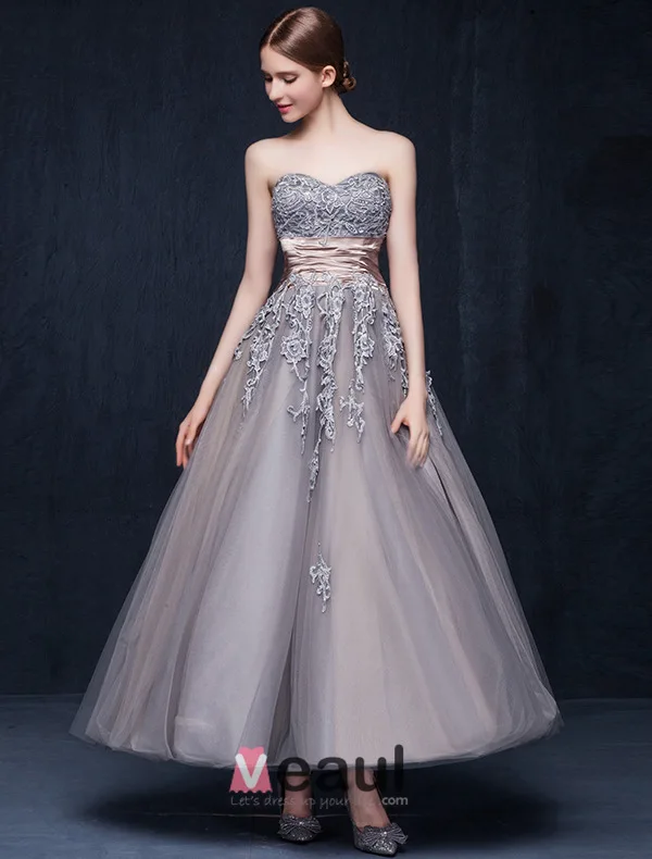 Ball Gown Sweetheart Appliques Lace Ruffle Sash Organza Unique Color Wedding Dress