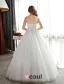 Sparkly White Wedding Dress Ball Gown Flower Bridal Dress With Rhinestone And Sequins