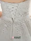 Sparkly White Wedding Dress Ball Gown Flower Bridal Dress With Rhinestone And Sequins