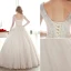 Luxus Ballkleid Brautkleid Mit V-ausschnitt Durchbohrte Spitze Hochzeitskleider Mit Pailletten