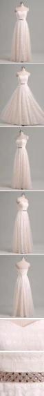 Elegancki Koronki Sukienki Dla Druhen Z Szarfą Rhinestone 5 Kolorów Dostępnych