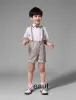Boy Wedding Suits 3 Sets Ring Bearer Wedding Striped Suits